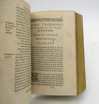 Trois livres du saint amour de Dieu et du pernicieux amour de la Chair, & du Monde. CRESPET (Pierre)