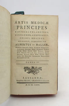 Artis Medicae Principes : 4 premiers tomes seuls. [HIPPOCRATE]