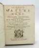 Le Droit de la Nature et des gens ou système général des principes les plus importants de la morale, de la jurisprudence et de la politique  [suivi de ...