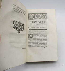 Histoire des causes premières ou Exposition sommaire des pensées des philosophes sur les principes des êtres