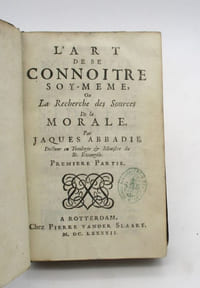 L'Art de se connaître soi-même, ou la Recherche des sources de la Morale