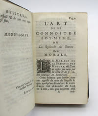 L'Art de se connaître soi-même, ou la Recherche des sources de la Morale
