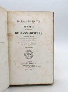 Journal de ma vie : Mémoires du maréchal de Bassompierre