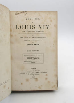 Mémoires de Louis XIV pour l'instruction du dauphin. FRANCE (Louis de, dit Louis XIV)