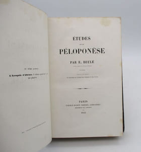 Études sur le Péloponnèse