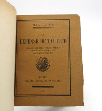 La Défense de Tartufe - Extases, remords, visions, prières, poèmes et méditations d'un juif converti. JACOB (Max)