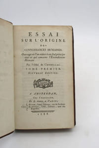 Essai sur l'origine des connoissances humaines
