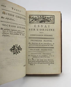 Essai sur l'origine des connoissances humaines