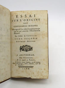 Essai sur l'origine des connoissances humaines