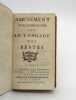 Amusement philosophique sur le langage des bestes [suivi de:] Lettre du P. Boujeant, Jesuite, à Monsieur l'Abbé Savalette, conseiller au Grand Conseil ...