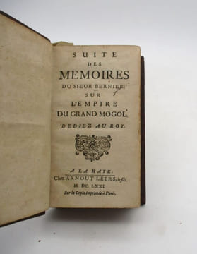 Histoire de la révolution des estats du grand mogol [suivi de:] Evenemens particulier, Ou ce qui s'est passé de plus considérable après la guerre ...