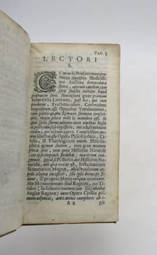 Opuscula Varia posthuma, philosophica, civilia et theologica. BACON (Francis)