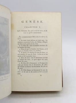 La Sainte Bible, contenant l'Ancien et le Nouveau Testament. [BIBLE]