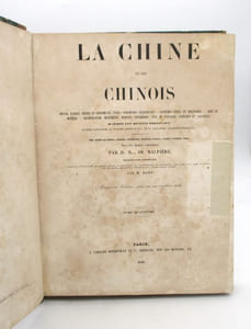 La Chine et les Chinois - Moeurs, Usages, Peines et Châtiments, Fêtes, Cérémonies Religieuses - Costumes Civils et Militaires - Arts et Métiers - Architecture, Monuments, Maisons, Intérieurs, Vues et Paysages, Voitures et Vaisseaux : Tome 4e