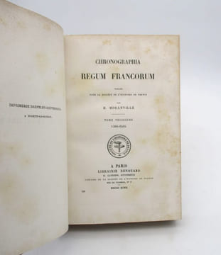 Chronographia regum Francorum. [CHRONIQUE LATINE DE BERNE]