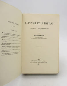 La Pensée et le Mouvant : Essais et Conférences