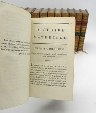 Histoire naturelle par Buffon : Matières générales. BUFFON (Georges-Louis Leclerc, comte de)