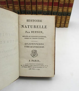 Histoire naturelle par Buffon : Quadrupèdes. BUFFON (Georges-Louis Leclerc, comte de)