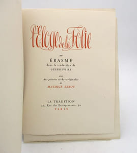 L'Éloge de la Folie