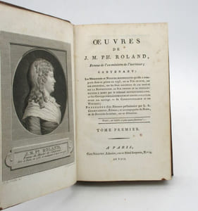 Oeuvres de J. M. PH. Rolland, femme de l'ex-ministre de l'Intérieur