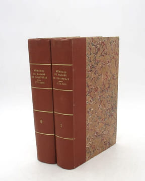 Mémoires de Madame de Chastenay. CHASTENAY (Victorine de)