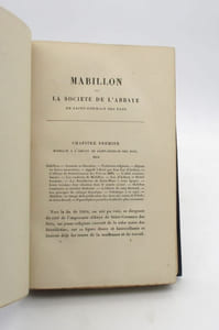 Mabillon et la société de l'abbaye de Saint-Germain des prés à la fin du dix-septième siècle 1664-1707