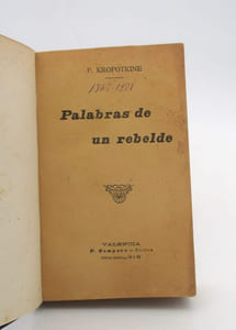 Palabras de une rebelde