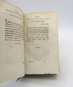 Histoire secrète de la cour de Berlin ou Correspondance d'un voyageur françois, depuis le 5 juillet 1786 jusqu'au 19 janvier 1787. [MIRABEAU (Honoré ...