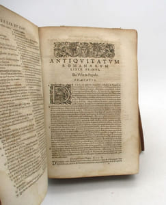 Romanarum antiquitatum libri decem [suivi de :] Antiquitatum Romanarum Auctarium seu Supplementum Syntagmatis