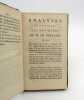 Analyses et Critiques des ouvrages de M. de Voltaire; avec plusieurs anecdotes intéressantes & peu connues qui le concernent, depuis 1762 jusqu'à sa ...