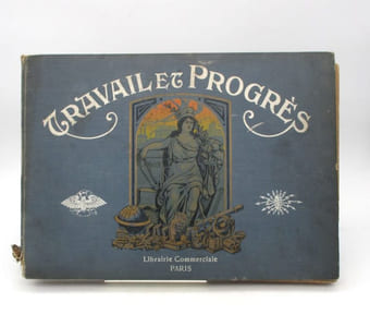 Travail et Progrès au XXe siècle exposant les inventions et applications industrielles