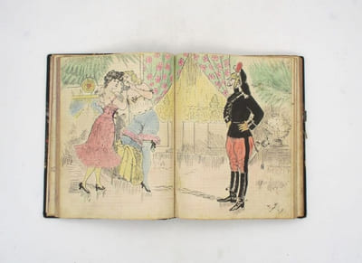 Recueil de chansons illustrées : manuscrit