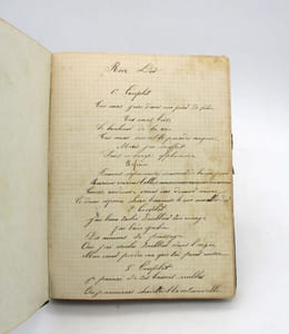 Recueil de chansons illustrées : manuscrit