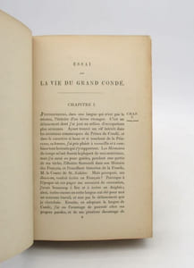 Essai sur la vie du Grand Condé