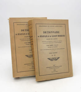 Dictionnaire du béarnais et du gascon modernes (bassin de l'Adour) embrassant les dialectes du Béarn, de la Bigorre, du Gers, des Landes et de la Gascogne maritime