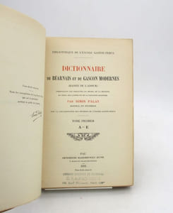 Dictionnaire du béarnais et du gascon modernes (bassin de l'Adour) embrassant les dialectes du Béarn, de la Bigorre, du Gers, des Landes et de la Gascogne maritime