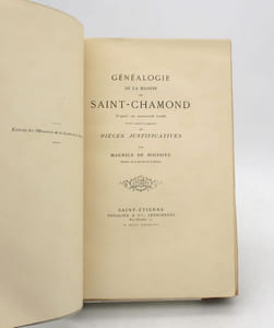 Généalogie de la maison de Saint-Chamond