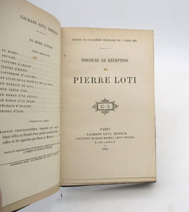 Discours de réception de Pierre Loti