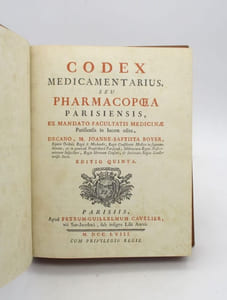 Codex medicamentarius, seu Pharmacopoea parisiensis