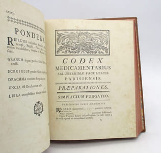 Codex medicamentarius, seu Pharmacopoea parisiensis
