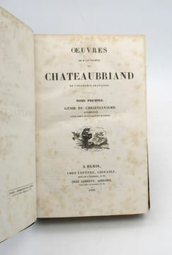 Oeuvres de M. le vicomte de Chateaubriand de l'Académie françoise. CHATEAUBRIAND (François-René, vicomte de)