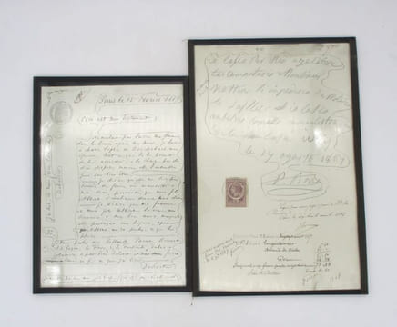 Ensemble de 2 testaments manuscrits. [TESTAMENTS]