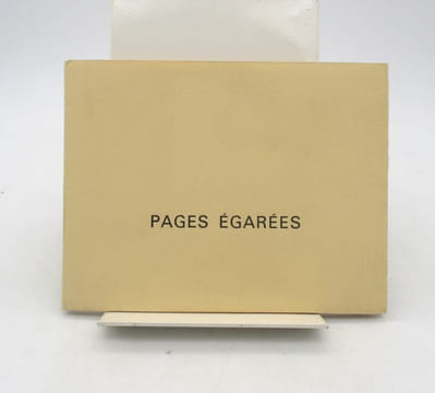 Pages égarées. [JOUHANDEAU (Marcel]