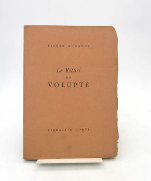 Le Rituel de la volupté. BONARDI (Pierre)