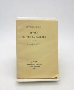 Lettre contre la Cabbale adressée à Jacques Prevel