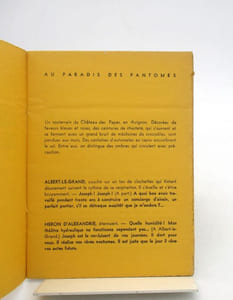 Au paradis des fantômes