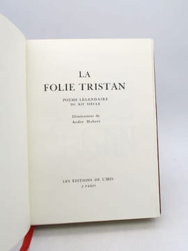 La Folie Tristan : poème légendaire du XIIe siècle. undefined