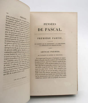 Les Pensées de Blaise Pascal. PASCAL (Blaise)
