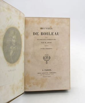 Oeuvres de Boileau avec un nouveau commentaire par M. Amar. BOILEAU (Nicolas)