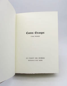 Contes étranges